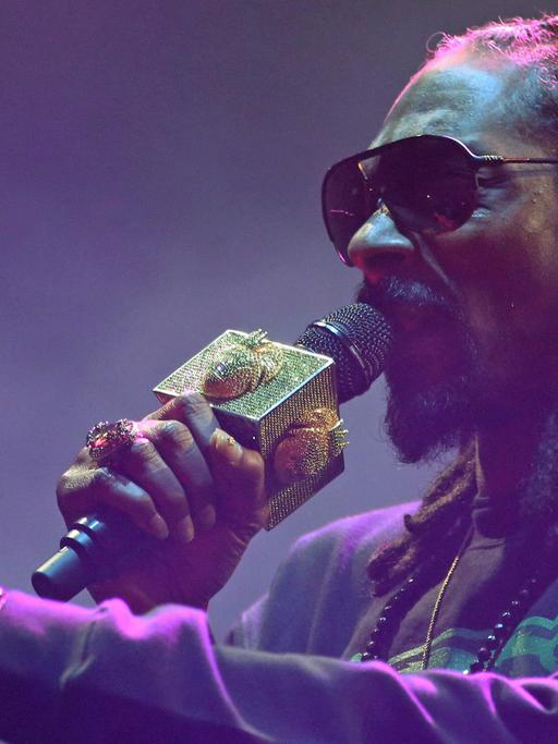 Der US-Rapper Snoop Dog bei einem Auftritt