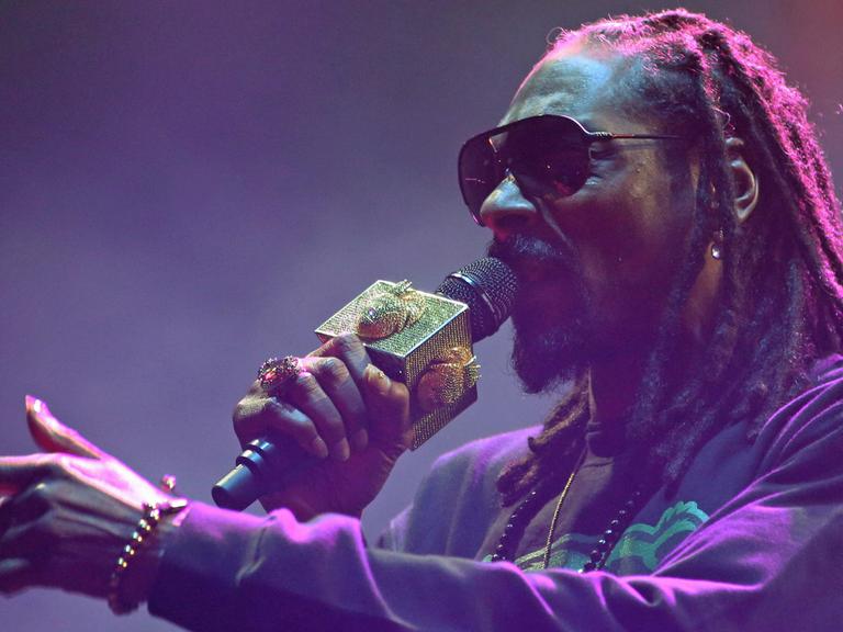 Der US-Rapper Snoop Dog bei einem Auftritt