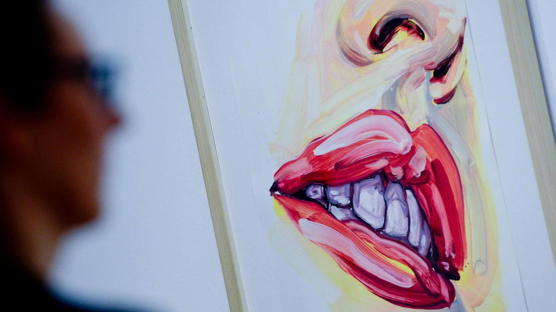 "Die Lippen" des Düsseldorfer Künstlers Cornelius Völker finden sich auch in der Ausstellung "What is love?" "Die Lippen" des Düsseldorfer Künstlers Cornelius Völker finden sich auch in der Ausstellung "What is love?"