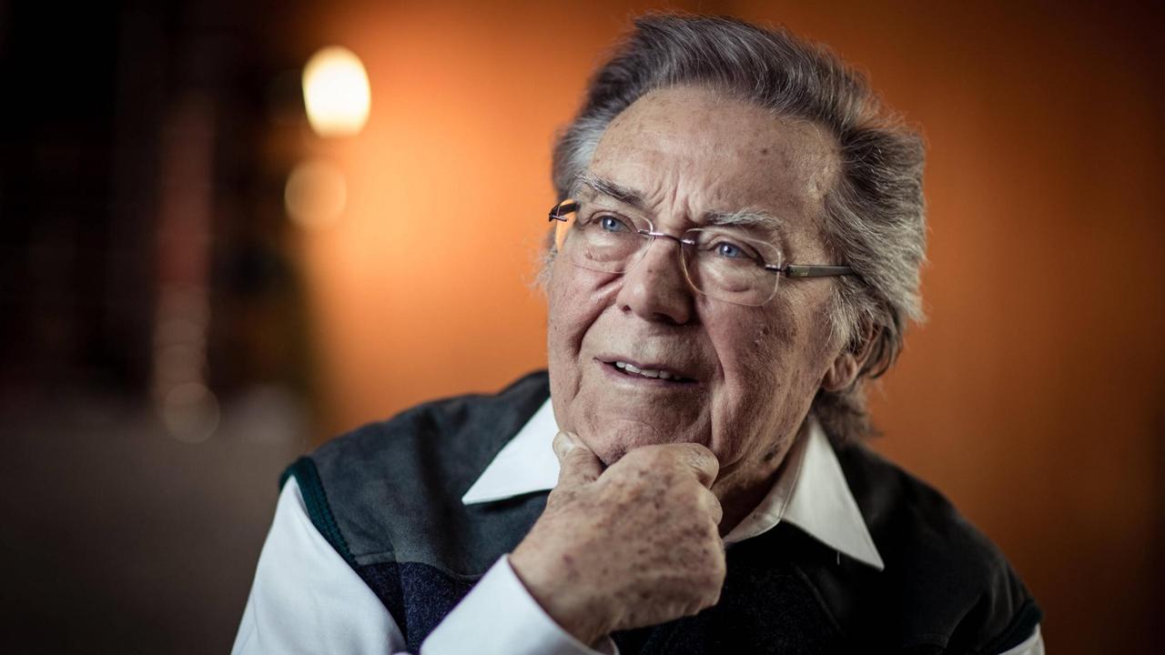 Der Tenor Peter Schreier (1935-2019) in seinem Haus in Dresden, 2016 Der Tenor Peter Schreier (1935-2019) in seinem Haus in Dresden, 2016