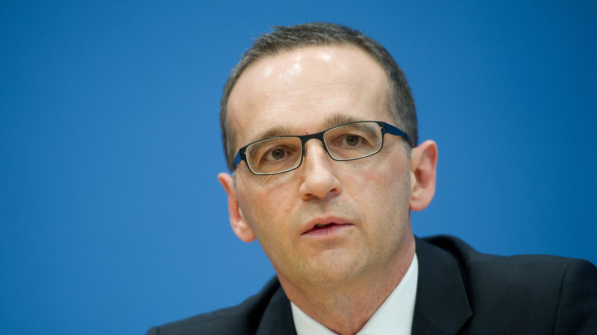 Bundesjustizminister Heiko Maas, SPD, im November 2014 Bundesjustizminister Heiko Maas, SPD, im November 2014