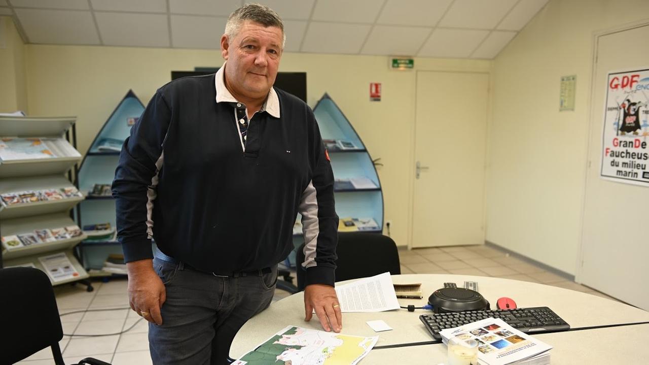 Pascal Coquet, Verbandschef der französischen Jakobsmuschelfischer 