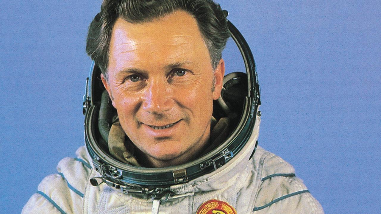 Sigmund Jähn 1978, vor seinem Start ins All Sigmund Jähn 1978, vor seinem Start ins All