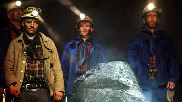 Französische Bergarbeiter