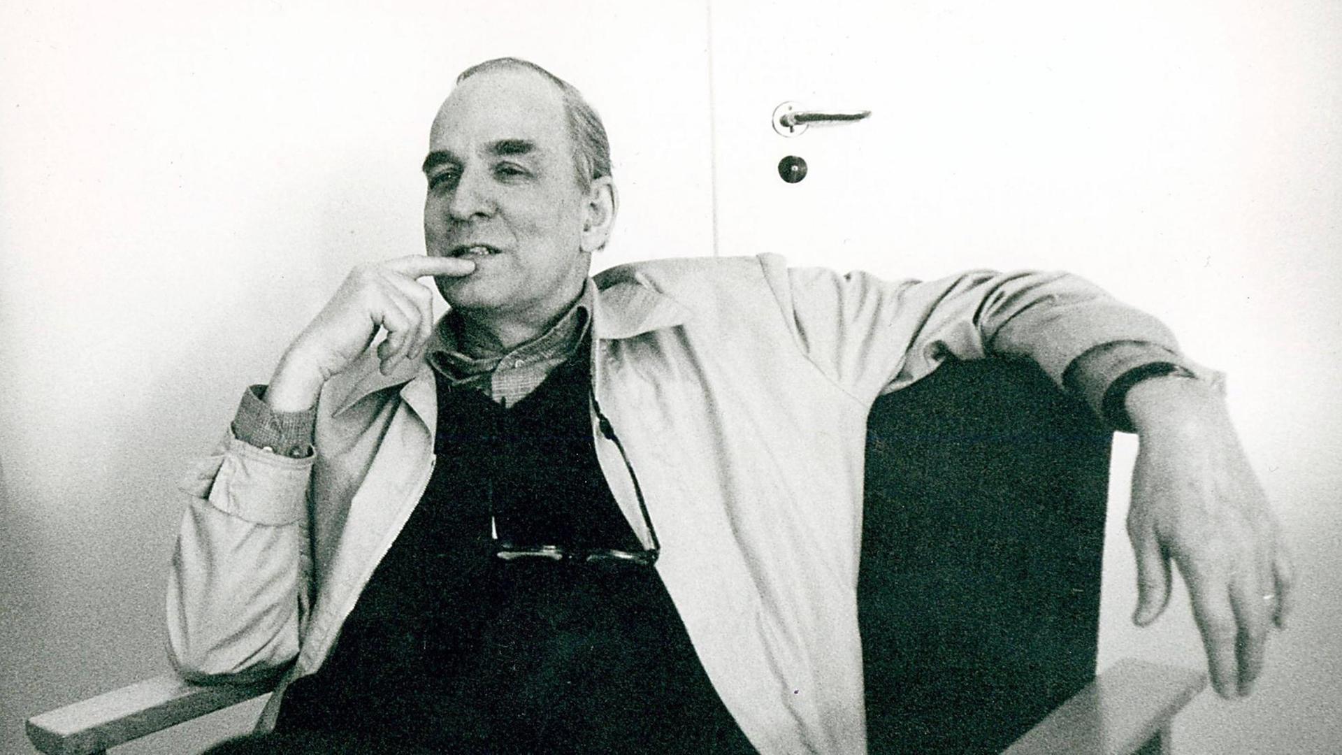 Ingmar Bergman im Auditorium des Dramatischen Theaters, Stockholm. Ingmar Bergman im Auditorium des Dramatischen Theaters, Stockholm.