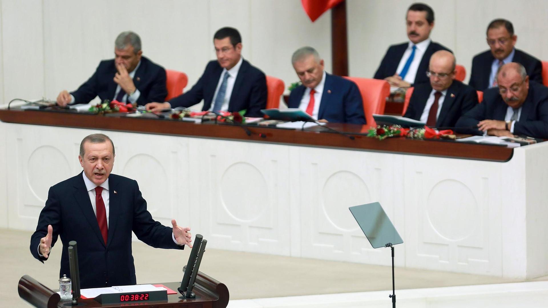 Der türkische Präsident Recep Tayyip Erdogan Der türkische Präsident Recep Tayyip Erdogan