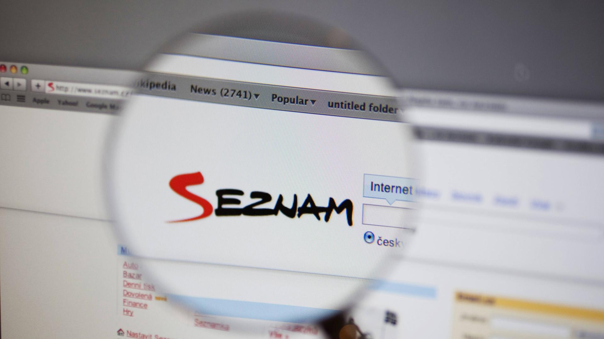 Ein Blick auf die tschechische Webseite Seznam Ein Blick auf die tschechische Webseite Seznam