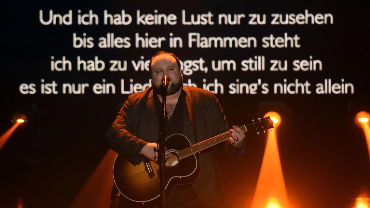 Der Sänger Alex Diehl kam beim ESC-Vorentscheid auf Platz 2. Der Sänger Alex Diehl kam beim ESC-Vorentscheid auf Platz 2.