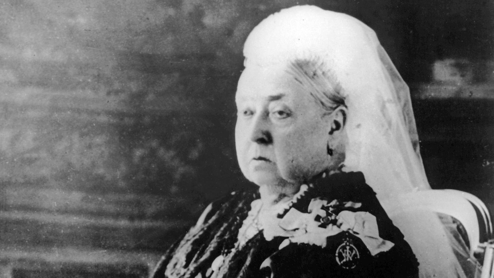 Die britische Königin Victoria (1819 - 1901) auf einer undatierten Schwarz-Weiß-Aufnahme Die britische Königin Victoria (1819 - 1901) auf einer undatierten Schwarz-Weiß-Aufnahme