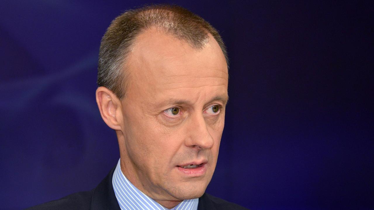 Friedrich Merz - Vorsitzender Atlantik-Brücke aufgenommen am 08.05.2014 während der ZDF-Talksendung "Maybrit Illner" Friedrich Merz - Vorsitzender Atlantik-Brücke aufgenommen am 08.05.2014 während der ZDF-Talksendung "Maybrit Illner"