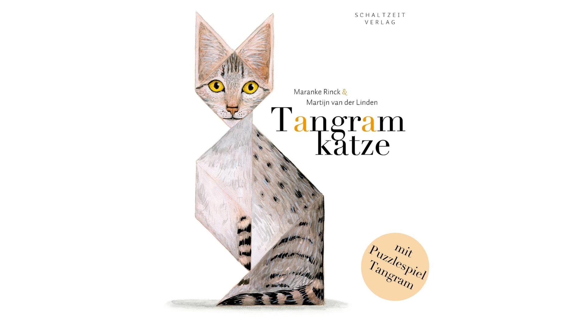 Buchcover: Maranke Rinck und Martijn van der Linden: „Tangramkatze“ Buchcover: Maranke Rinck und Martijn van der Linden: „Tangramkatze“