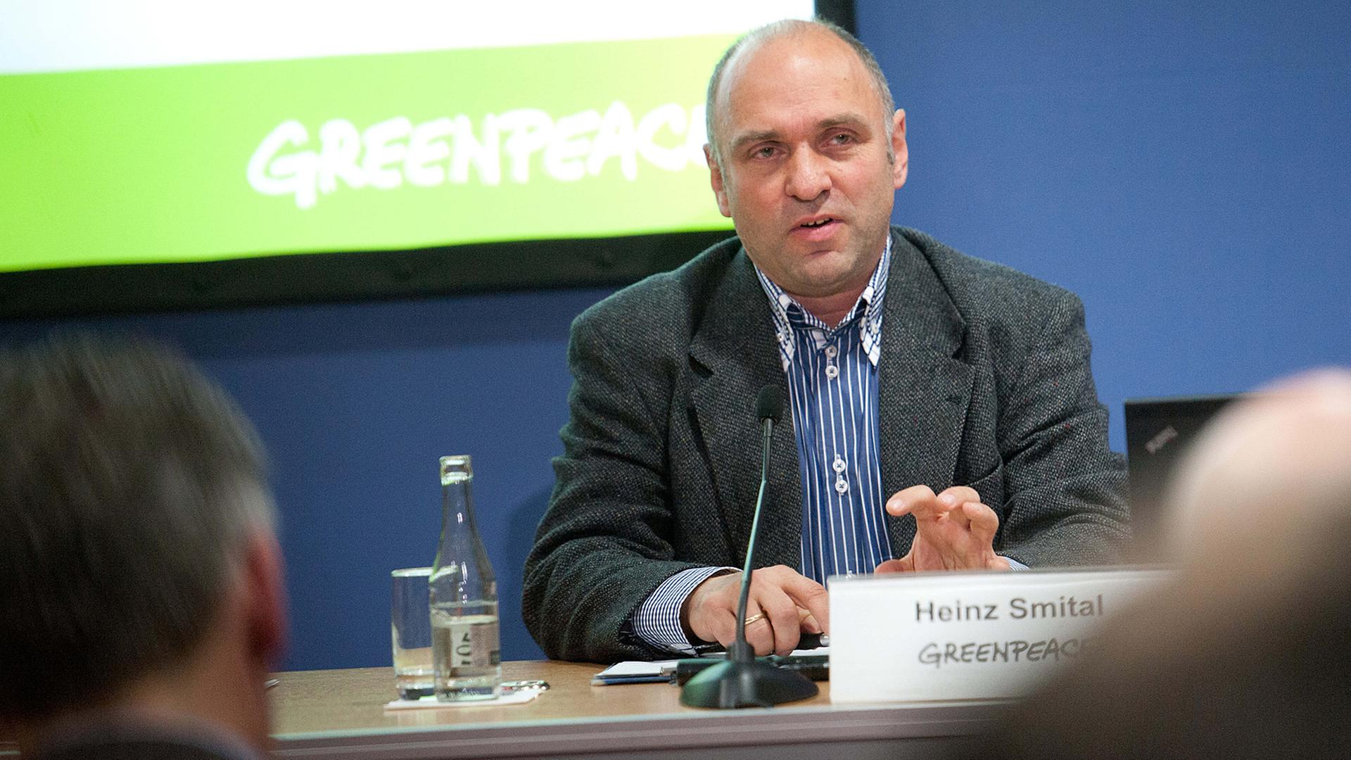 Greenpeace-Atomexperte Heinz Smital. Greenpeace-Atomexperte Heinz Smital.