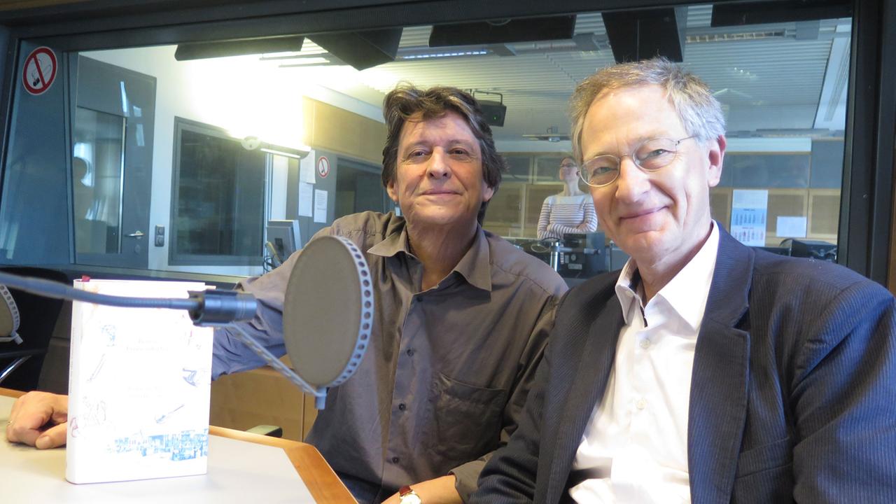 Redakteur Joachim Scholl (links) mit Bruno Preisendörfer