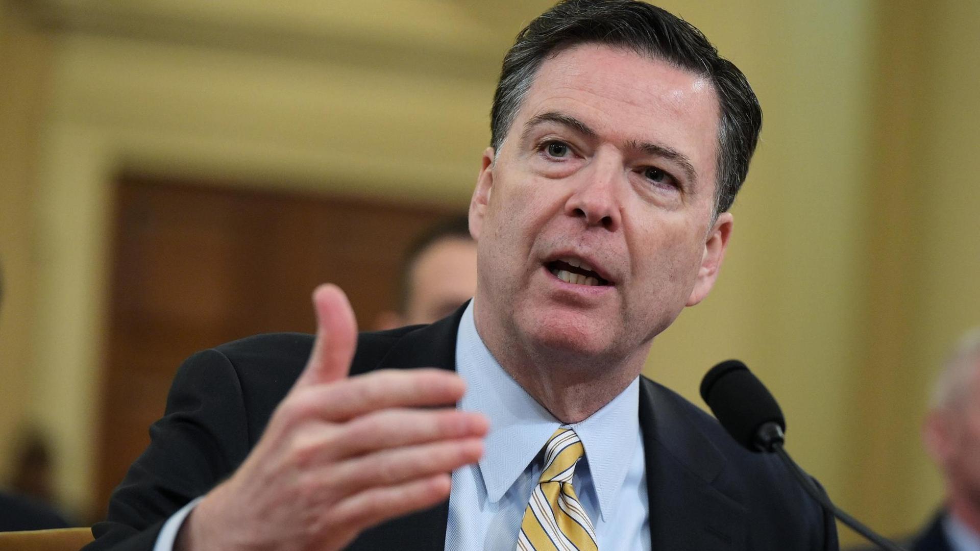 Anhörung des FBI-Chefs James Comey im Geheimdienstausschuss am 20.3.2017. in Washington, DC. Anhörung des FBI-Chefs James Comey im Geheimdienstausschuss am 20.3.2017. in Washington, DC.