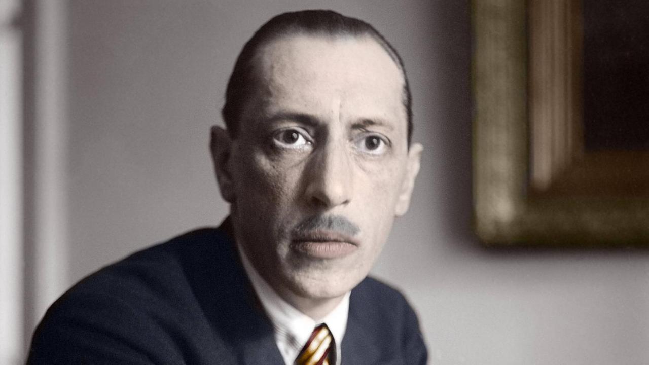 Igor Strawinsky um 1930, zur Entstehungszeit der "Psalmensinfonie" Igor Strawinsky um 1930, zur Entstehungszeit der "Psalmensinfonie"