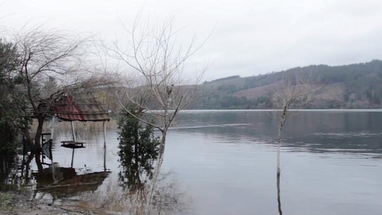 Der See Lleu Lleu hat eine spirituelle Bedeutung für die Mapuche. Der See Lleu Lleu hat eine spirituelle Bedeutung für die Mapuche.