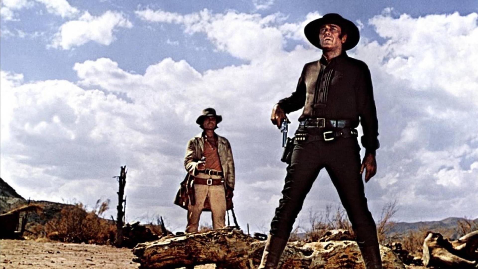 Charles Bronson und Henry Fonda im Western "Spiel mir das Lied vom Tod". Charles Bronson und Henry Fonda im Western "Spiel mir das Lied vom Tod".