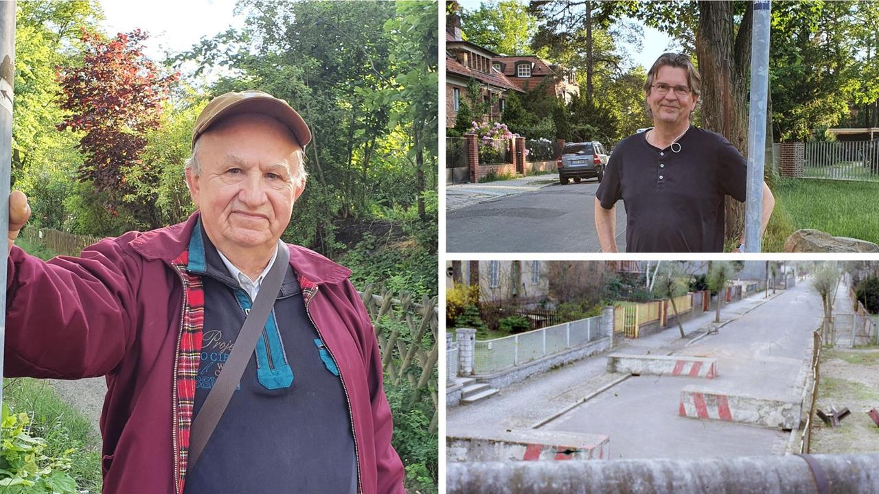 Rainer Wulf und Joachim Mückenberger, die in ihrer Jugend unbemerkt über die Mauer kletterten.