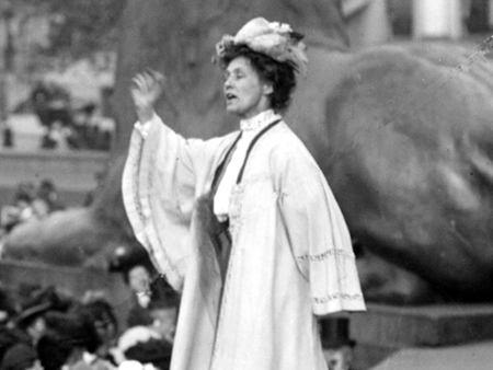 Britische Frauenrechtlerin Emmeline Pankhurst Britische Frauenrechtlerin Emmeline Pankhurst