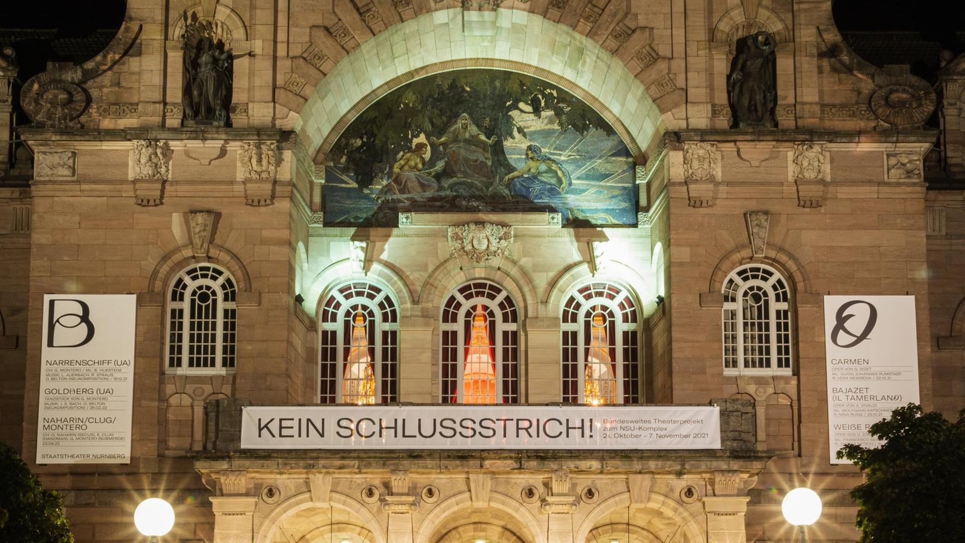Das Nürnberger Theater beteiligt sich an der Theateraktion "Kein Schlusstrich!"
