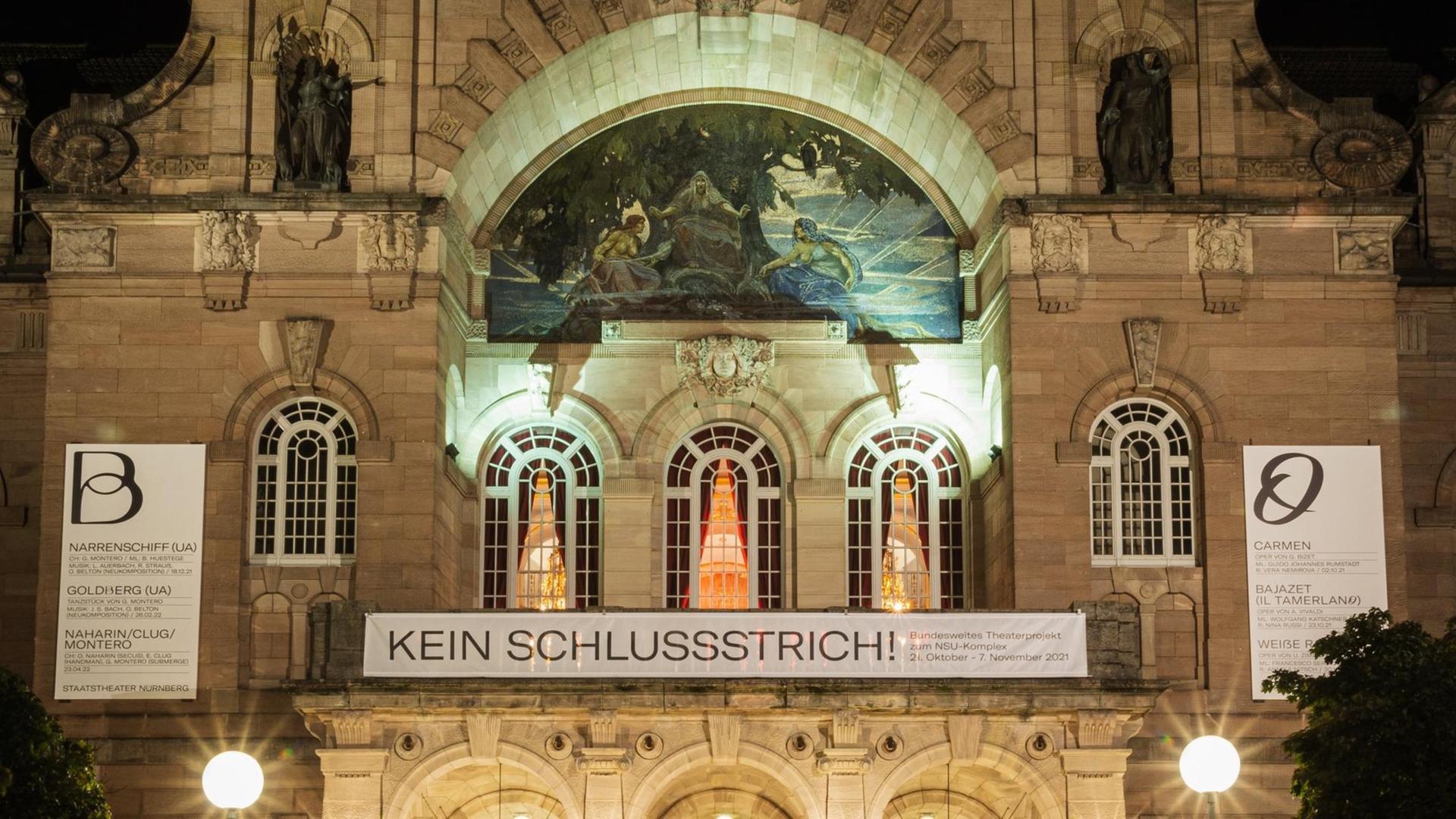 Das Nürnberger Theater beteiligt sich an der Theateraktion "Kein Schlusstrich!" Das Nürnberger Theater beteiligt sich an der Theateraktion "Kein Schlusstrich!"