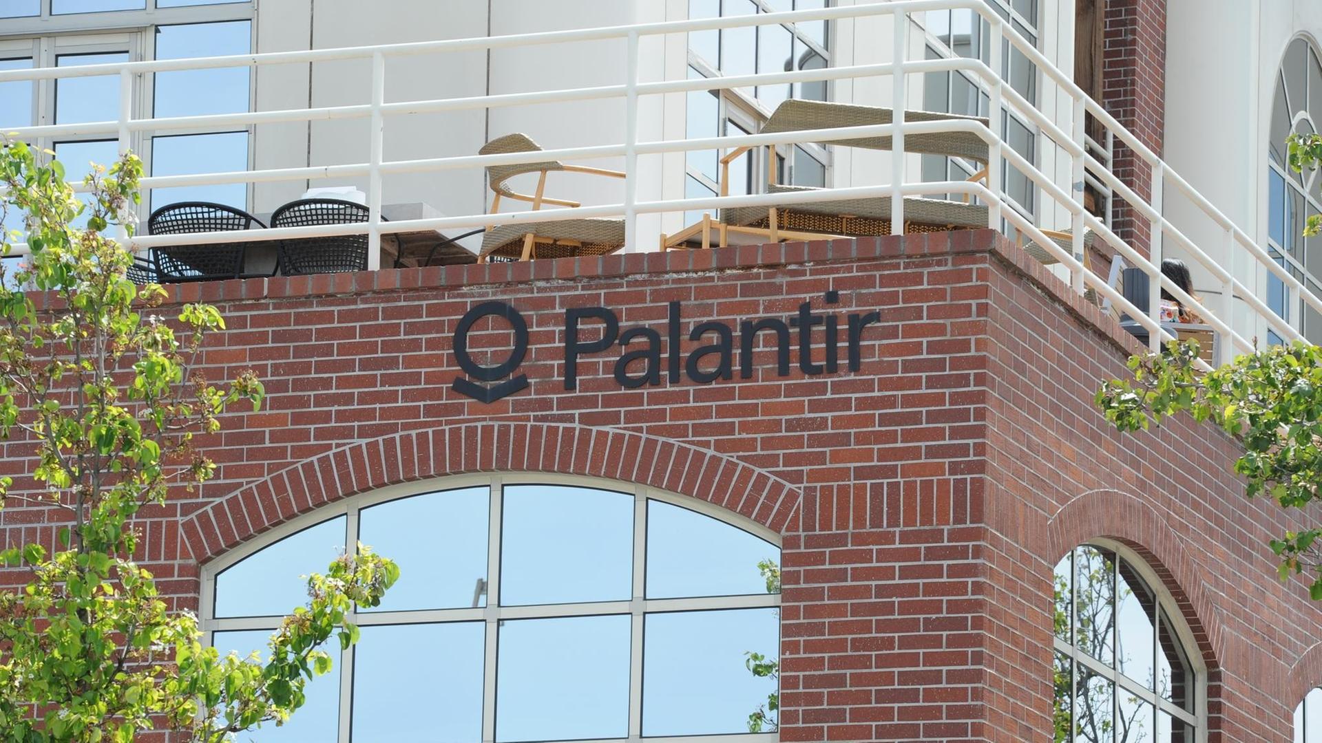 Hauptquartier der Firma Palantir in Palo Alto