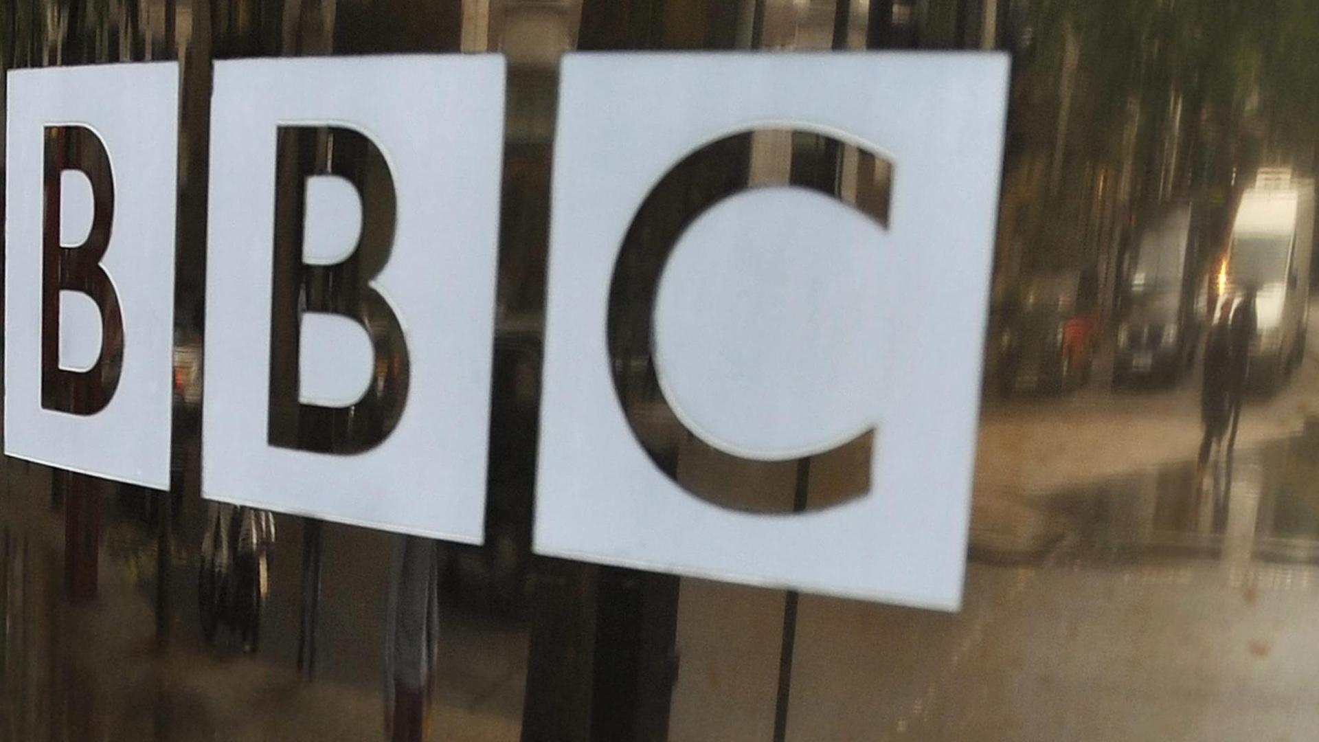 Das Logo der BBC. Das Logo der BBC.