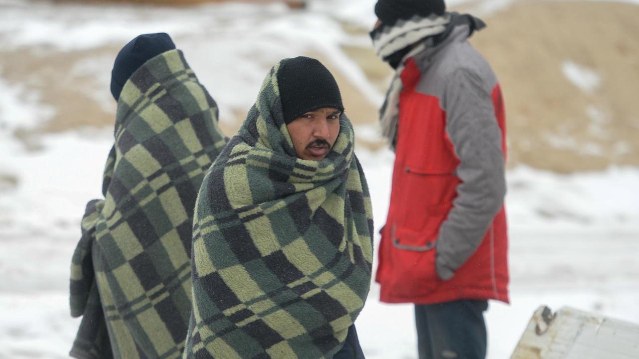 Die Lage um das ehemalige Flüchtlingscamp in Bihac in Bosnien ist angespannt Die Lage um das ehemalige Flüchtlingscamp in Bihac in Bosnien ist angespannt