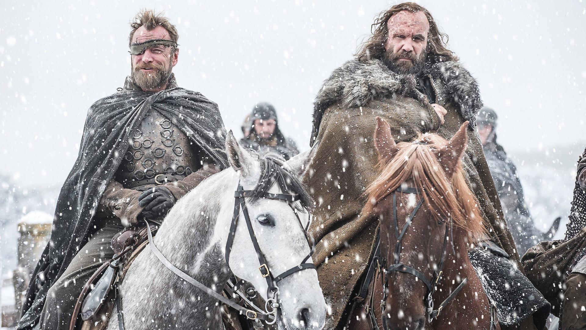 Richard Dormer and Rory McCann, Game of Thrones (2017) Season 7 HBO Los Angeles Richard Dormer and Rory McCann, Game of Thrones (2017) Season 7 HBO Los Angeles