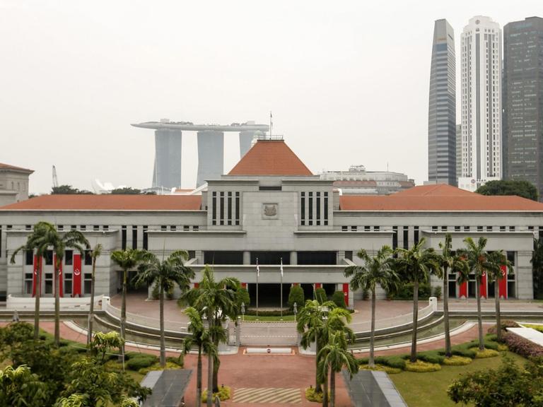 Das Parlamentsgebäude in Singapur