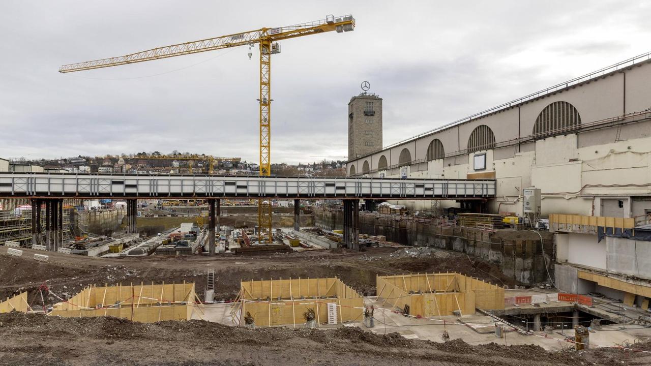 Stuttgart-21-Baustelle Stuttgart-21-Baustelle