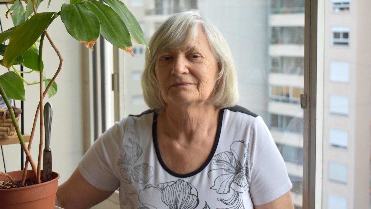 Raquel Braun, Bewohnerin des deutsch-jüdischen Hochhauses "Vida Linda" in Buenos Aires