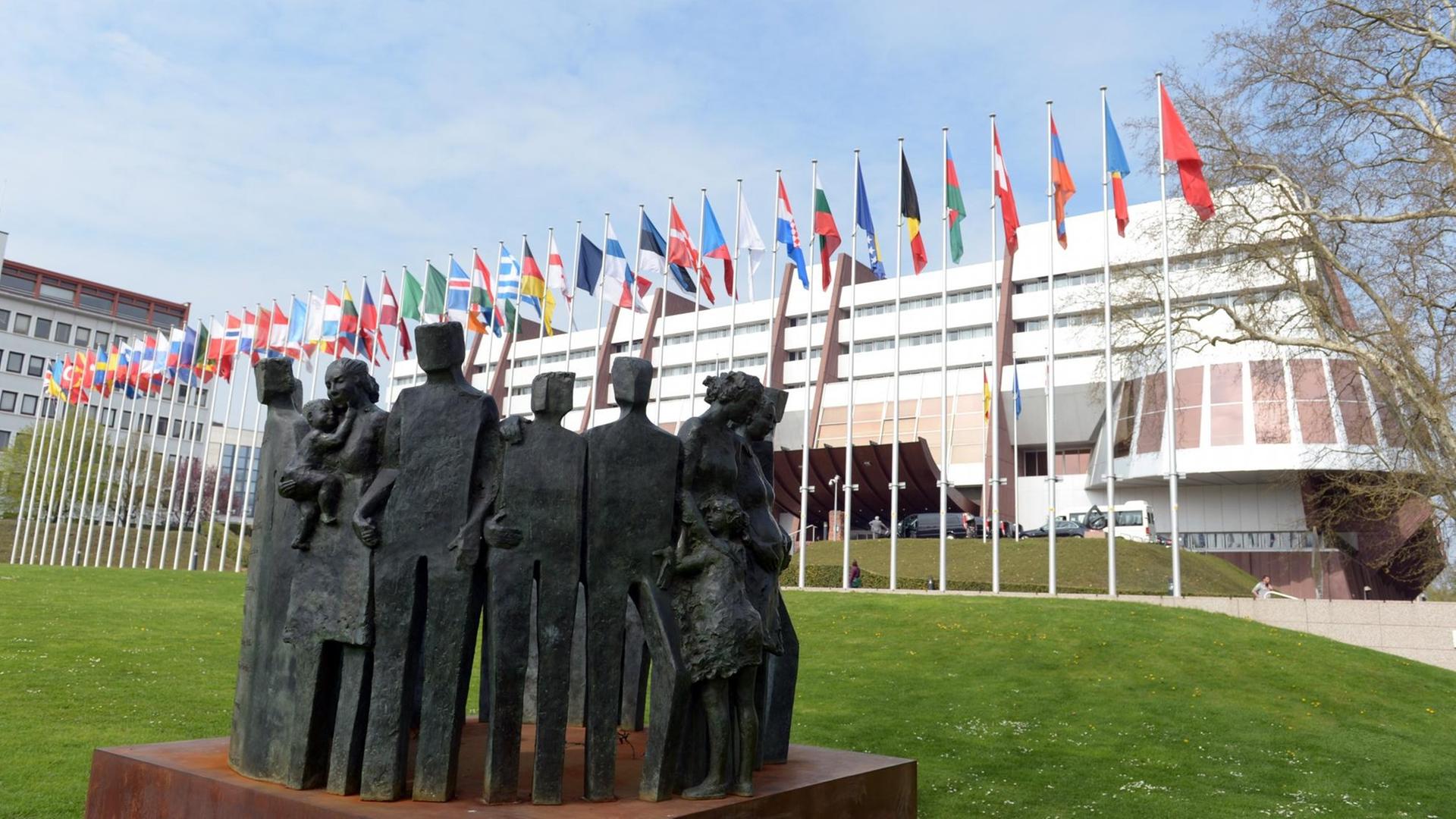 Das Gebäude des Europarates in Straßburg Das Gebäude des Europarates in Straßburg