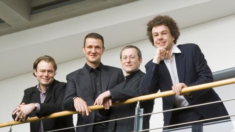 Die Musiker des Leipziger Streichquartetts