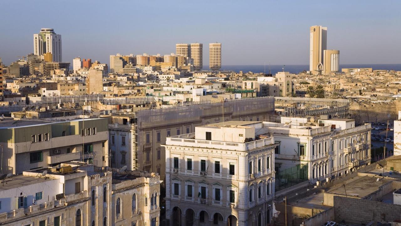 Blick über Tripolis, Libyen. Blick über Tripolis, Libyen.