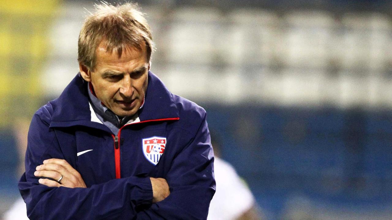Jürgen Klinsmann bei einem Freundschaftspiel gegen die Ukraine. Jürgen Klinsmann bei einem Freundschaftspiel gegen die Ukraine.