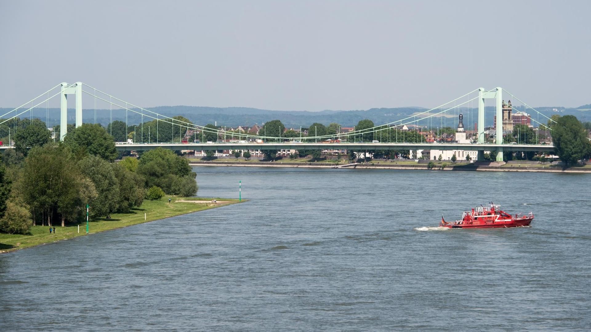 Die Mülheimer Brücke über den Rhein in Köln Die Mülheimer Brücke über den Rhein in Köln
