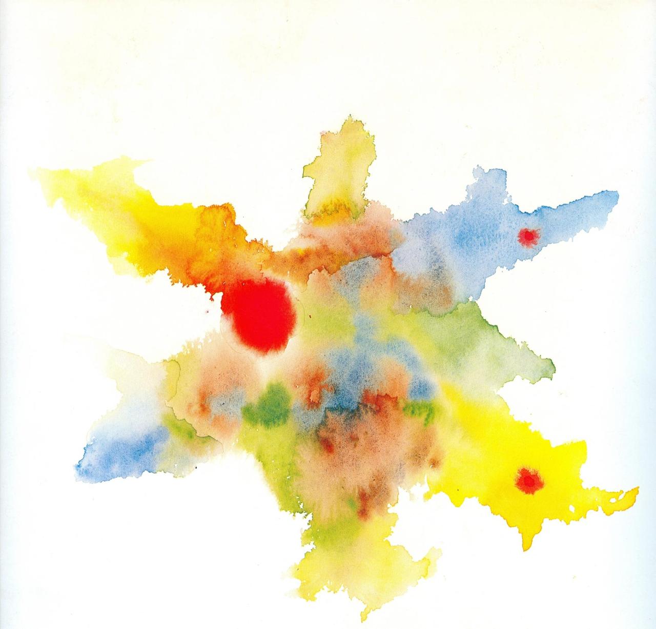Aquarell von Dieter Schnebel, 1980 Aquarell von Dieter Schnebel, 1980
