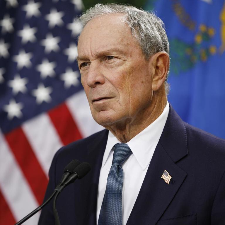 Der frühere New Yorker Bürgermeister Michael Bloomberg spricht im Februar 2019 auf einer Konferenz zur Waffenkontrolle in Las Vegas