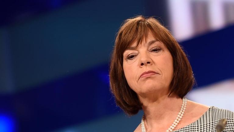 Rebecca Harms, Fraktionschefin der europäischen Grünen, und Bernd Lucke Rebecca Harms, Fraktionschefin der europäischen Grünen, und Bernd Lucke
