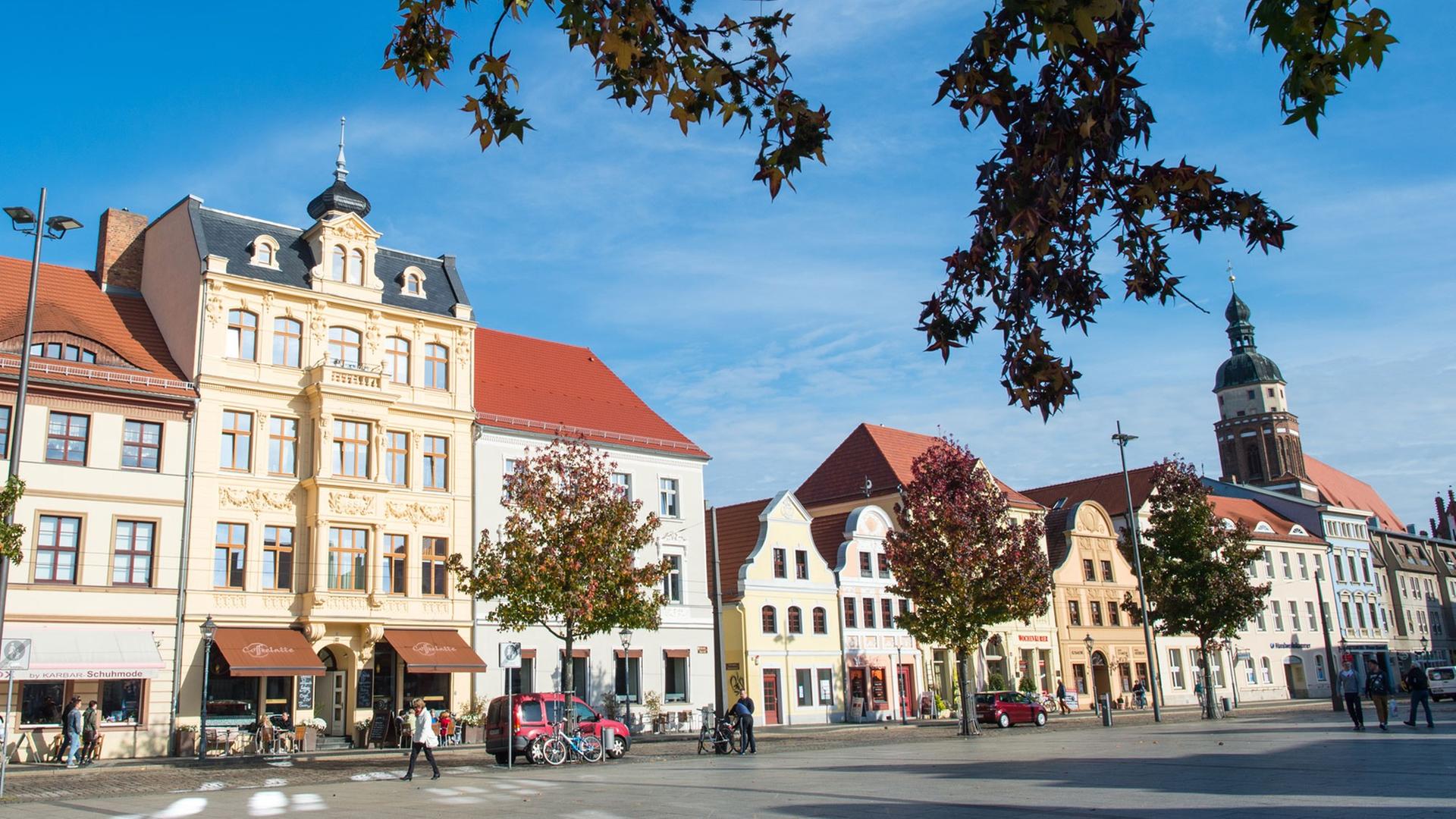 Der Altmarkt in Cottbus Der Altmarkt in Cottbus