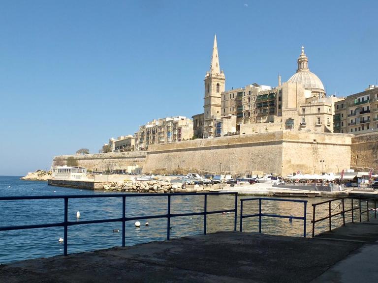 Fähranleger Bucht von Marsamxett, Nordseite von Valletta
