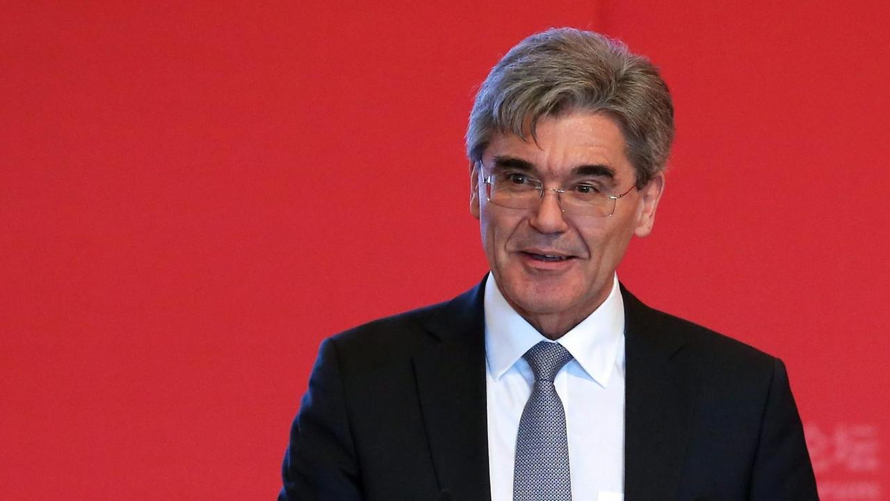Der Vorstandsvorsitzende der Siemens AG, Joe Kaeser. Der Vorstandsvorsitzende der Siemens AG, Joe Kaeser.