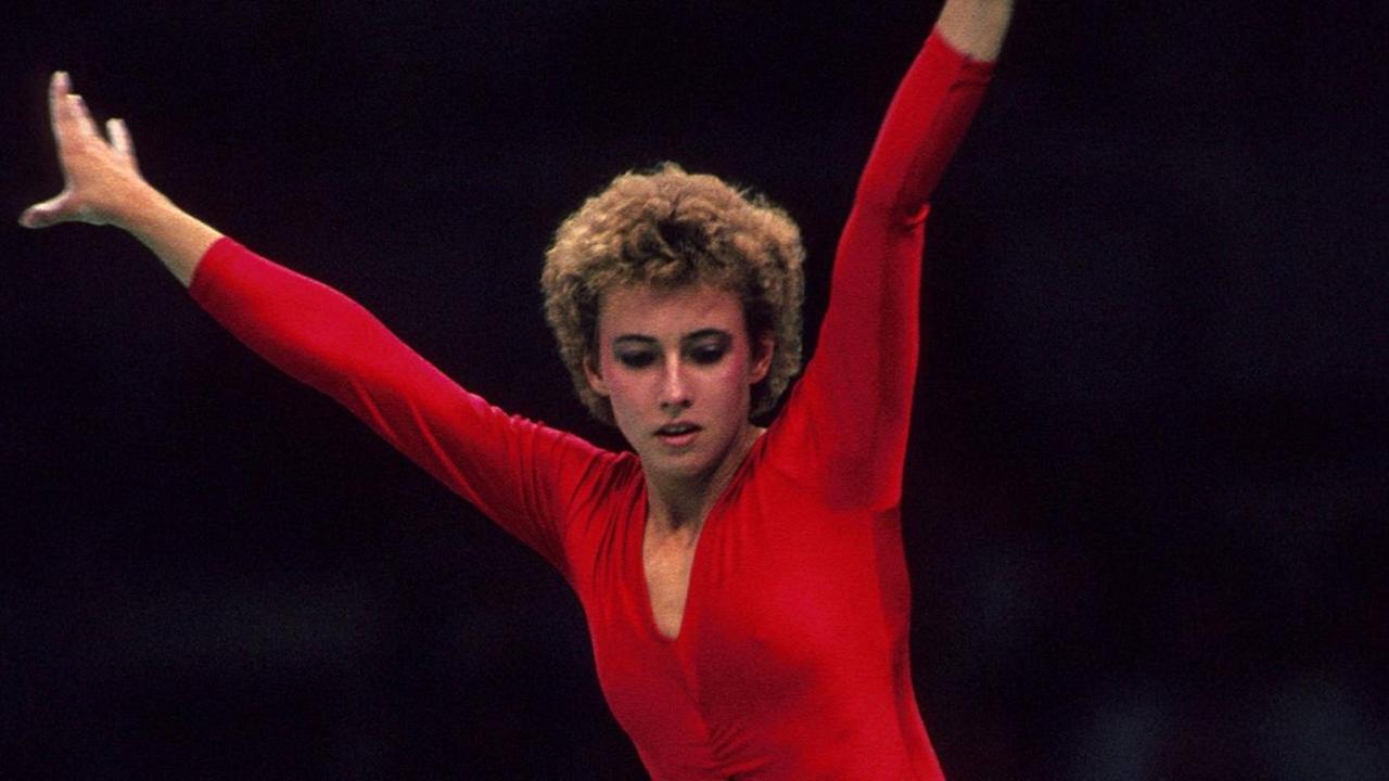 Gabriele Fähnrich auf dem Schwebebalken bei den Olympischen Sommerspielen in Seoul 1988 im Kunstturnen. Gabriele Fähnrich auf dem Schwebebalken bei den Olympischen Sommerspielen in Seoul 1988 im Kunstturnen.