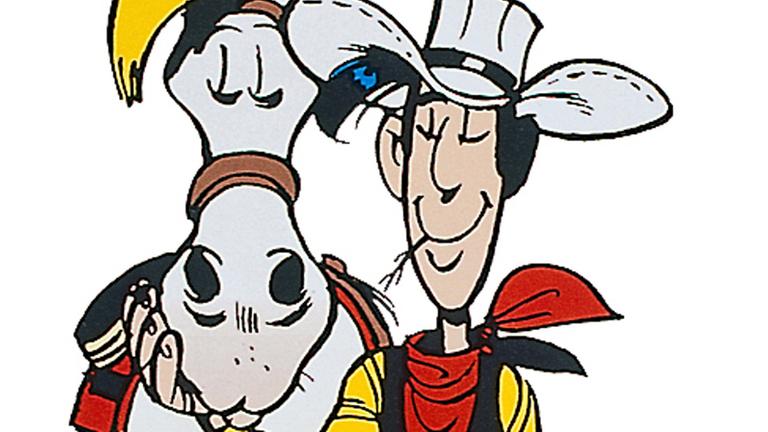 Lucky Luke und sein treues Pferd Jolly Jumper Lucky Luke und sein treues Pferd Jolly Jumper