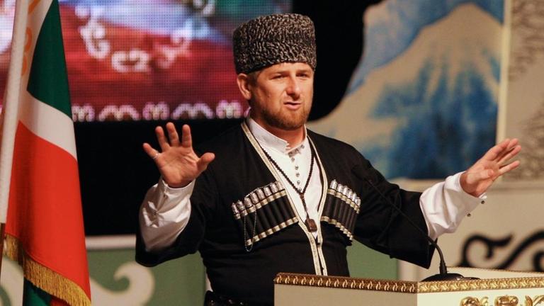 Ramsan Kadyrow, Chef der russischen Teilrepublik Tschetschenien. Ramsan Kadyrow, Chef der russischen Teilrepublik Tschetschenien.