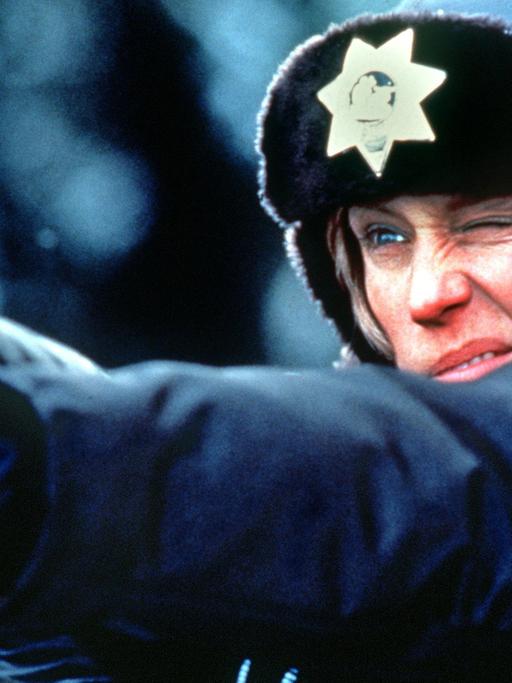 Frances Mc Dormand in einer Szene aus dem Kinofilm "Fargo" von Joel und Ethan Coen
