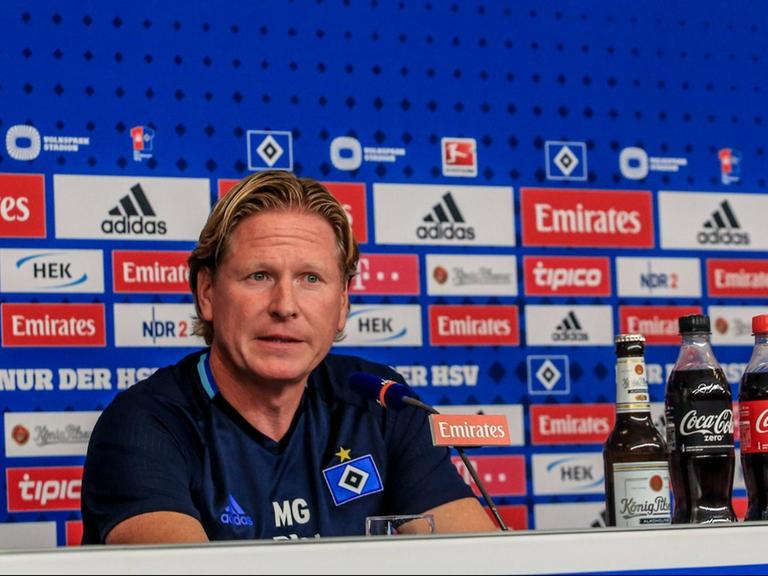 Pressekonferenz mit Trainer Markus Gisdol (HSV).