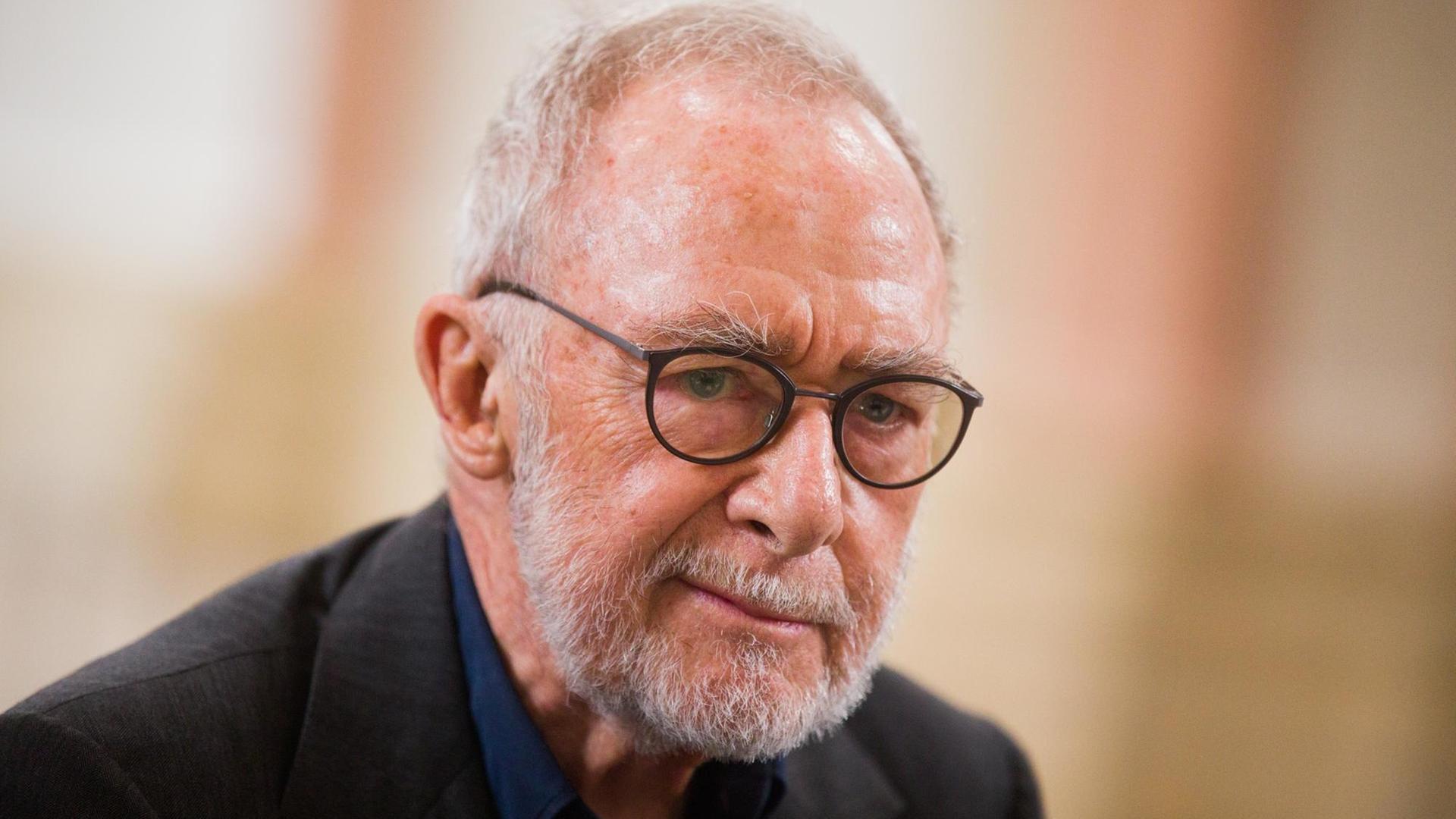 Porträt von Gerhard Richter. Porträt von Gerhard Richter.