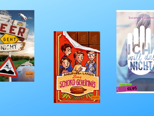 3 Buchcover von Büchern fürs leichtere Lesen